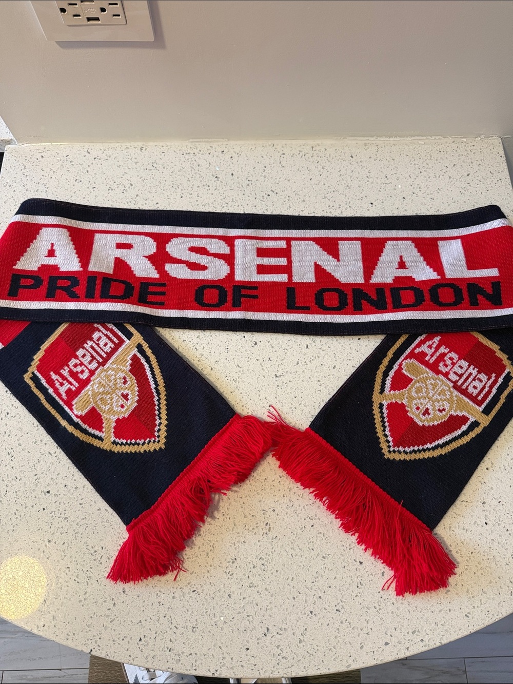 Arsenal Pride of London Red and Navy Fan Scarf